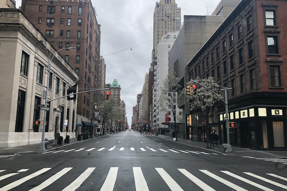 Empty New York street