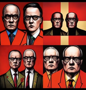 Gilbert and George AI